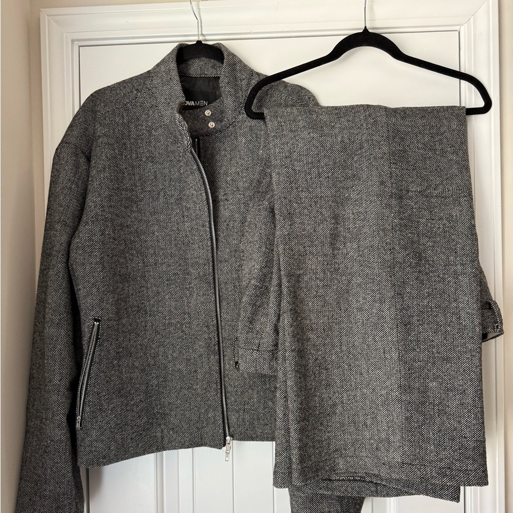 Fashion Nova Gray Suit Set